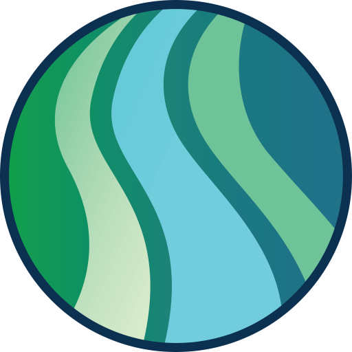 Aurora circle icon
